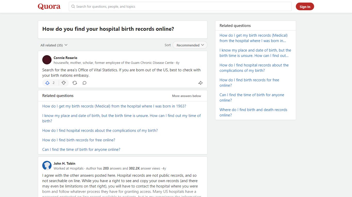 How to find your hospital birth records online - Quora